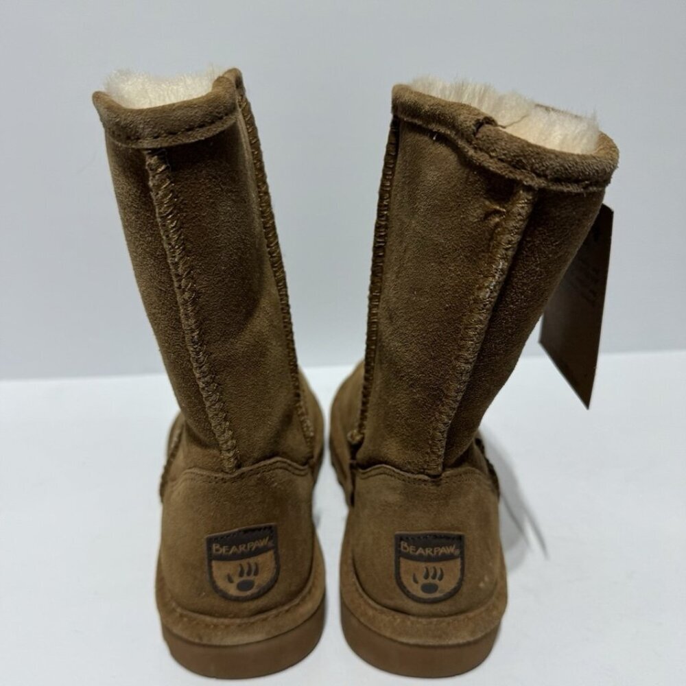 Bearpaw Womens Elle Short Boots Chestnut Size 8 M - Picture 4 of 5